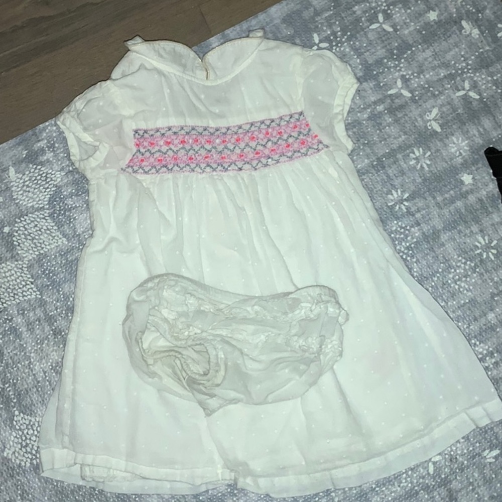 Baby Boden Dress with Bloomers
